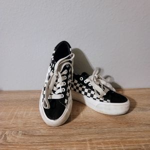 Mudd Platform Checkered Sneakers